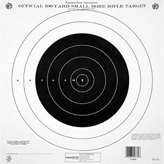 CHAMP TARGET 100YD SGL BULL PAPER 12PK - Hunting Accessories